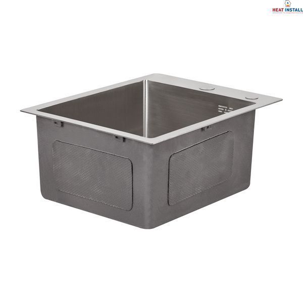 Мийка для кухні інтегрована Lidz Handmade H4050 (LDH4050BRU39258) Brushed Steel 3,0/1,0 мм SD00045362 фото