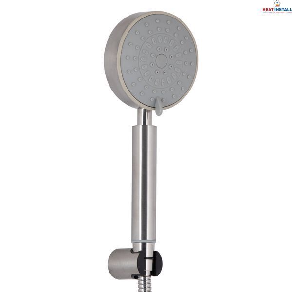Змішувач для ванни Lidz Luna 005 (з душовим гарнітуром) (k35) LDLUN005NKS46093 Nickel SD00052217 фото