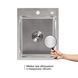 Мийка для кухні інтегрована Lidz Handmade H4050 (LDH4050BRU39258) Brushed Steel 3,0/1,0 мм SD00045362 фото 8