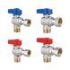 Комплект кутовий кранів Thermo Alliance Standart 1/2"ВН -3/4"ВН з накидною гайкою для підключення котла TAS225RBW1520 SD00054692 фото 3
