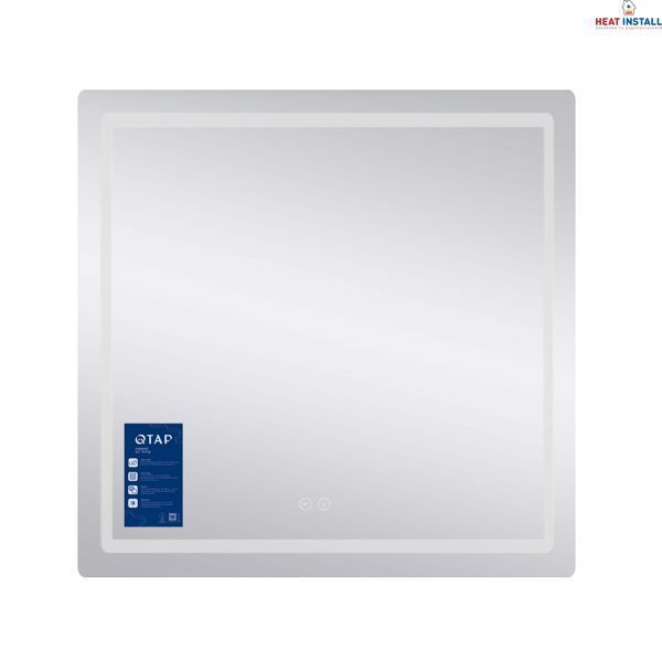 Дзеркало Qtap Mideya (MI2) 700х800 з LED-підсвічуванням Touch, з антизапотіванням, димером, рег. яскравості QT2078DCF7080 SD00054585 фото