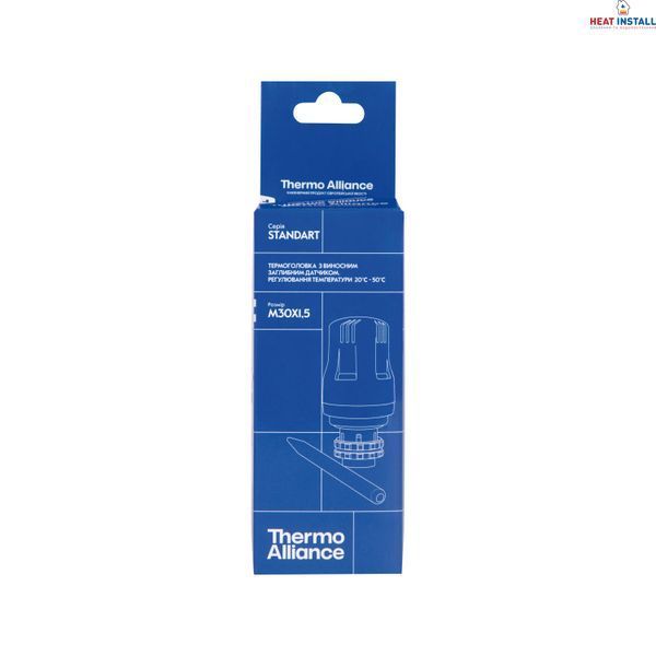 Термоголовка Thermo Alliance Standart М30х1,5 (20-50℃) з виносним датчиком TAS34150 SD00053537 фото