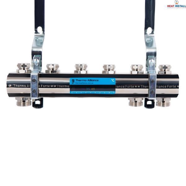 Комплект наклейок з термометром Standart для колектора (червона+синя) TAS342RB Thermo Alliance SD00054803 фото