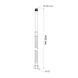 Шланг для підключення змішувача Thermo Alliance Standart (пара) 40 см NYLON M10x1/2"В довга ігла TAS386W40L SD00052996 фото 2