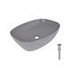 Раковина накладна Qtap Cardinal 500х380х140 мм, Stone grey, прямокутна, з донним клапаном QTCAR188SG49824 SD00055948 фото 1