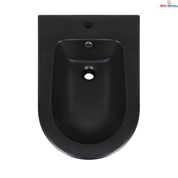 Біде підлогове Qtap Scorpio 530x360x395 Matt black QT14441003CMB SD00042524 фото