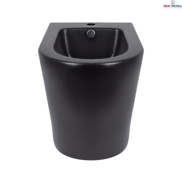 Біде підлогове Qtap Scorpio 530x360x395 Matt black QT14441003CMB SD00042524 фото
