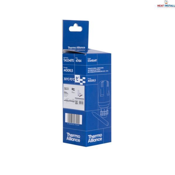 Термоголовка Thermo Alliance Standart М30х1,5 (30-70℃) з виносним датчиком TAS34170 SD00053538 фото