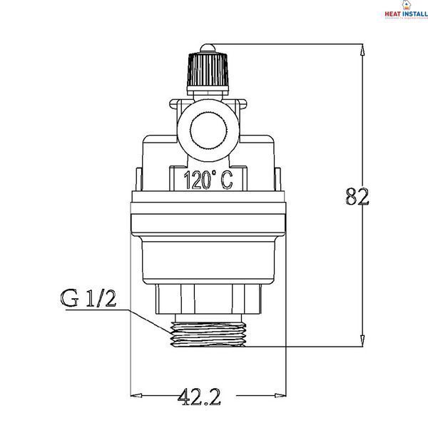 Повітровідвідник автоматичний Thermo Alliance Forte /2"З SF243W15 SD00030404 фото