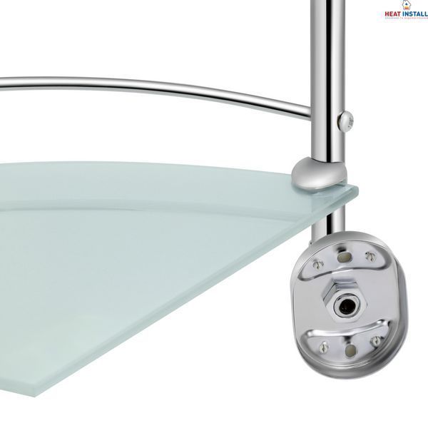 Полиця кутова Lidz Oreo 1003 скляна 3 ярусна LDORE1003CRM22182 Chrome SD00028279 фото