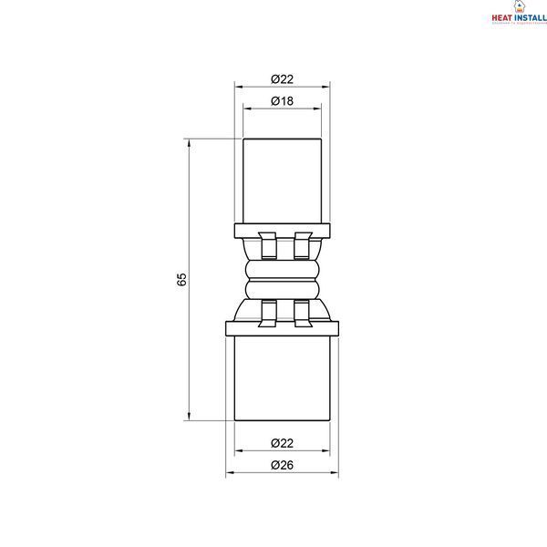 Муфта прес Icma 20х16 №400 SD00006289 фото