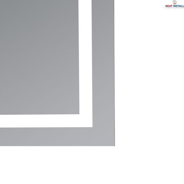 Дзеркало Qtap Mideya (MI1) 800x800 з LED-підсвічуванням Touch, з антизапотіванням, димером, рег. яскравості QT2078NCF808048477 SD00054601 фото