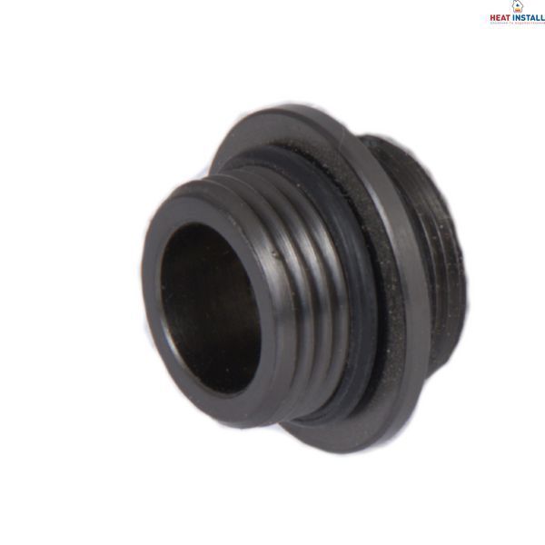 Перехідник на стійку Qtap (16x24,5) для душової системи Gemini Gunmetal Black PVD QTGEM16245GMB50203 SD00056327 фото