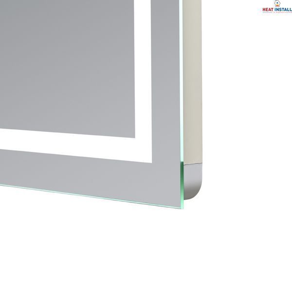 Дзеркало Qtap Mideya (MI1) 800x800 з LED-підсвічуванням Touch, з антизапотіванням, димером, рег. яскравості QT2078NCF808048477 SD00054601 фото