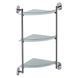 Полиця кутова Lidz Oreo 1003 скляна 3 ярусна LDORE1003CRM22182 Chrome SD00028279 фото 1