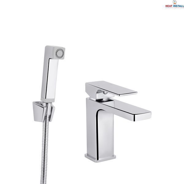 Змішувач для раковини Qtap Gemini (з гігієнічним душем) QTGEM272CRM45689 Chrome SD00051813 фото