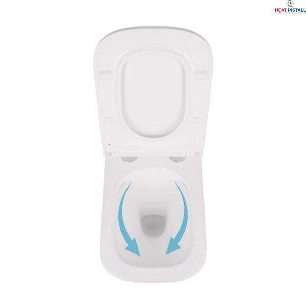 Унітаз підвісний Qtap Tern безобідковий з сідінням Soft-close QT1733052ERW SD00037240 фото