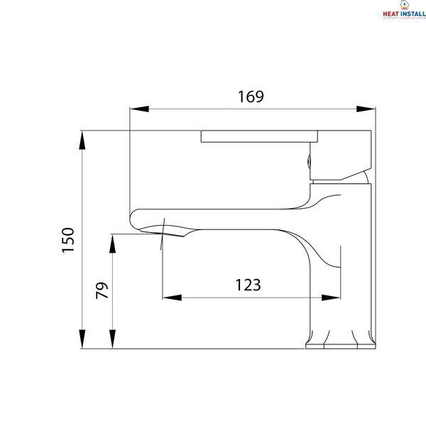 Змішувач для раковини Qtap Taurus QTTAU270CRM45659 Chrome SD00051783 фото