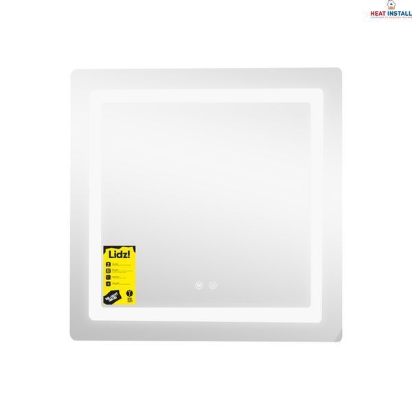 Дзеркало Lidz Kubis (KU2) 700х700 з LED-підсвічуванням Touch, з антизапотіванням, з димером, рег. яскравості LDKU70070049288 SD00055412 фото