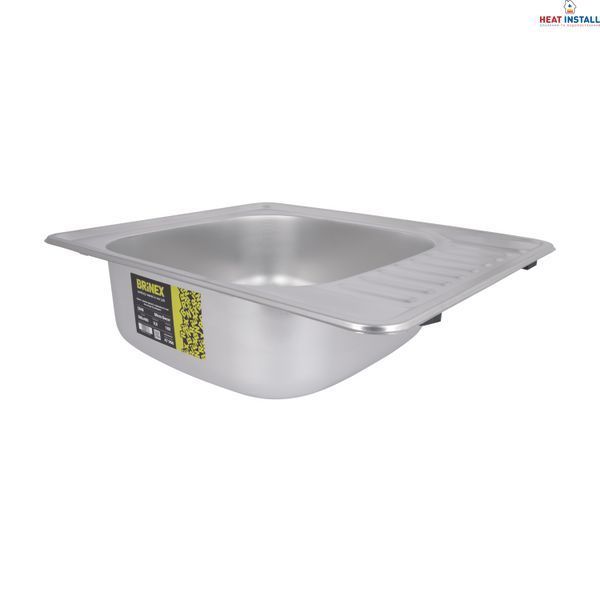 Кухонна мийка Brinex 5848 0,8 мм Micro Decor (BRIN5848MDEC08) SD00054090 фото