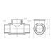 Трійник Thermo Alliance Forte 3/4" ВЗЗ SF36620 SD00002683 фото 2