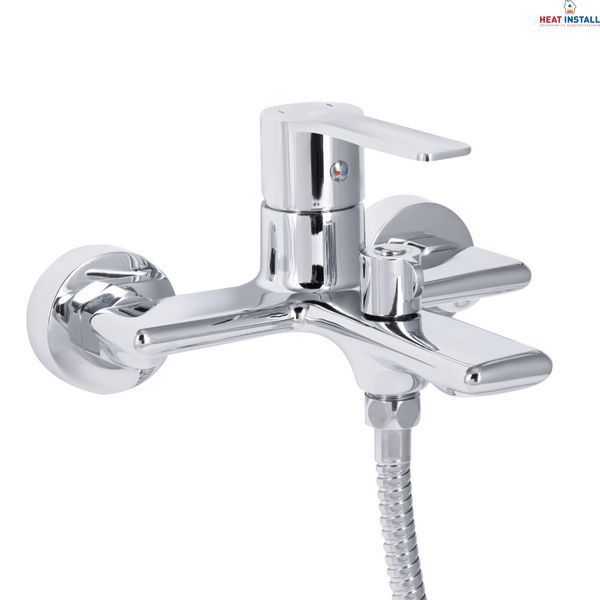 Змішувач для ванни Qtap Taurus (з душовим гарнітуром) QTTAU259CRM45661 Chrome SD00051785 фото