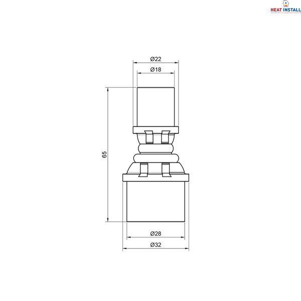 Муфта прес Icma 26х16 №400 SD00006297 фото