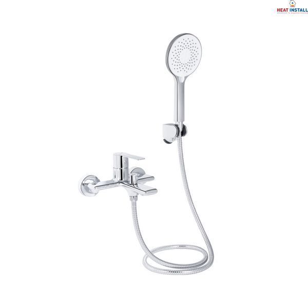 Змішувач для ванни Qtap Taurus (з душовим гарнітуром) QTTAU259CRM45661 Chrome SD00051785 фото