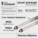 Шланг для підключення змішувача Thermo Alliance Standart (пара) 60 см NYLON M10x1/2"В довга ігла TAS386W60L SD00053000 фото 4