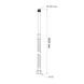 Шланг для підключення змішувача Thermo Alliance Standart (пара) 60 см NYLON M10x1/2"В довга ігла TAS386W60L SD00053000 фото 2