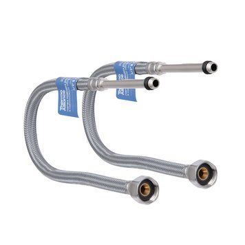 Шланг для підключення змішувача Thermo Alliance Standart (пара) 50 см NYLON M10x1/2"В довга ігла TAS386W50L SD00052998 фото