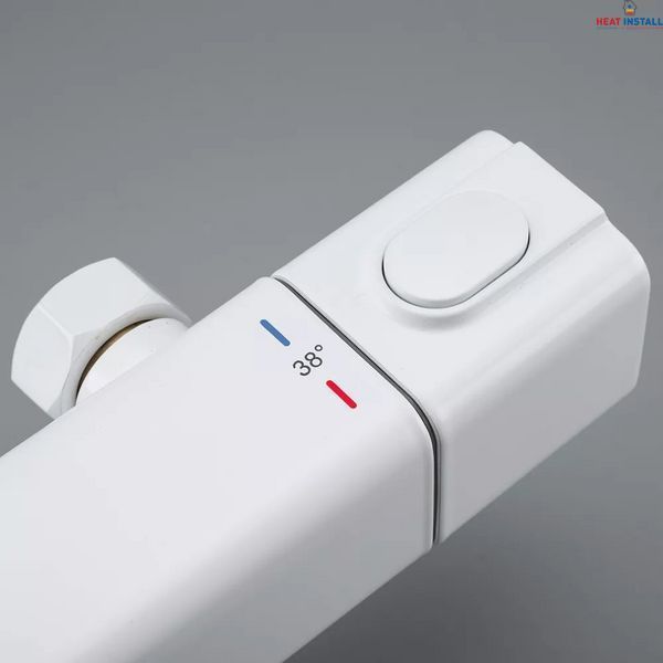 Душова система з термостатом GAPPO G2491-8, вилив - перемикач на лійку, білий 1041347 фото