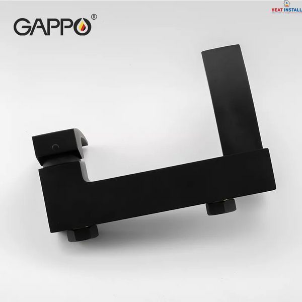Змішувач для ванни GAPPO G3207-6, чорний 1042416 фото