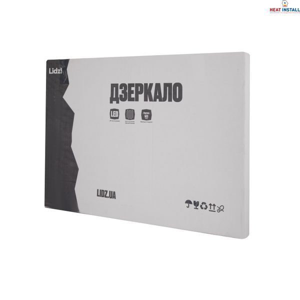 Дзеркало Lidz Orion (OR2) 600х800 з LED-підсвічуванням Touch, з антизапотіванням, з димером, рег. яскравості LDOR60080049292 SD00055416 фото