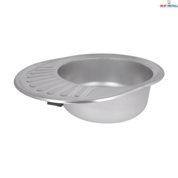 Кухонна мийка Brinex 5745 0,8 мм Satin (BRIN5745SAT08) SD00054088 фото