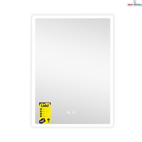 Дзеркало Lidz Orion (OR2) 600х800 з LED-підсвічуванням Touch, з антизапотіванням, з димером, рег. яскравості LDOR60080049292 SD00055416 фото