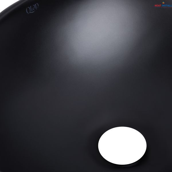 Раковина-чаша Qtap Dove 415x340x140 Matt black QT06116062AMB SD00052908 фото