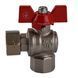 Кран кульовий кутовий з накидною гайкою SOLOMON 1/2&Prime; ВВ PN40 (V3002-S) 000031949 фото 1