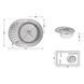 Кухонна мийка Brinex 5745 0,8 мм Satin (BRIN5745SAT08) SD00054088 фото 1