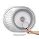Кухонна мийка Brinex 5745 0,8 мм Satin (BRIN5745SAT08) SD00054088 фото 3