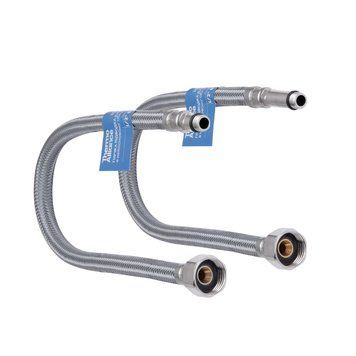 Шланг для підключення змішувача Thermo Alliance Standart (пара) 50 см NYLON M10x1/2"В TAS386W50 SD00052997 фото