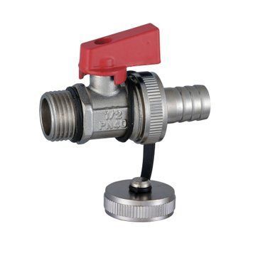Кран кульовий наповнення/зливу SOLOMON 1/2&Prime; NV-0831R червоний/синій 000021140 фото