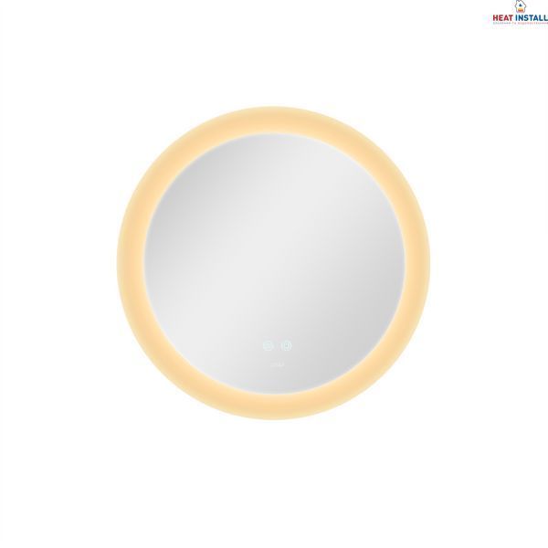 Дзеркало Qtap Taurus R600 з LED-підсвічуванням Touch, з антизапотіванням, з димером, рег. темп. кольору (3000-6500K) QT2478R607 SD00052314 фото