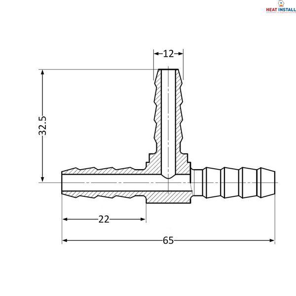 Трійник Thermo Alliance Standart 12 SD41712 SD00047865 фото