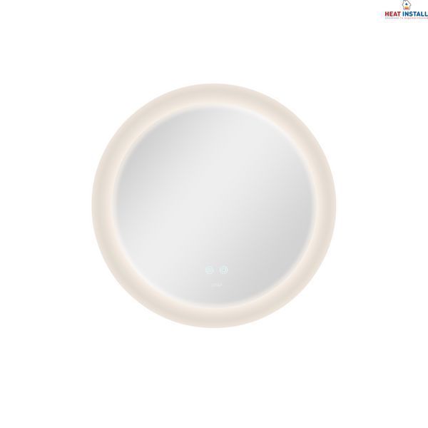 Дзеркало Qtap Taurus R600 з LED-підсвічуванням Touch, з антизапотіванням, з димером, рег. темп. кольору (3000-6500K) QT2478R607 SD00052314 фото