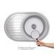 Кухонна мийка Brinex 7750 0,8 мм Satin (BRIN7750SAT08) SD00054097 фото 3