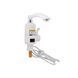 Проточний кран-водонагрівач кухонний для кухні Lidz Warm 057 LDWAR057WCR24983 White / Chrome SD00031080 фото 1