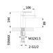 Змішувач для раковини Lidz Latwa 001 (k35) LDLAT001BLA45418 Black SD00051542 фото 3