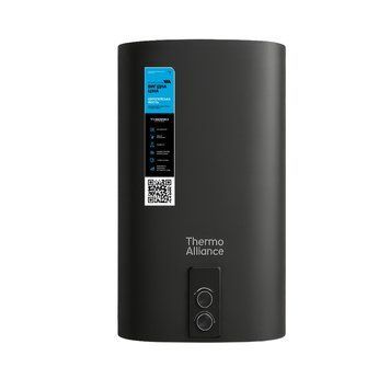 Водонагрівач електричний Thermo Alliance 50 л, Black, плоский, вертикальний, сухий ТЕН 2 кВт (0,8+1,2) DT50V20GPDD2B SD00054042 фото