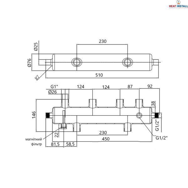Гідрострілка Thermo Alliance Forte 1" 75 кВт SF29375 SD00042658 фото